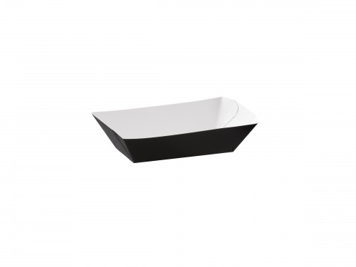 Fast Food Packaging Black Chip Tray 