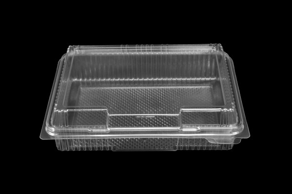 K40 205 x 100 x 50mm Cake Size NEW Plastic Disposable Clear Boxes For Food 