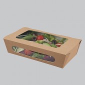 Kraft Tuck Top Salad Box650ml & 1000ml